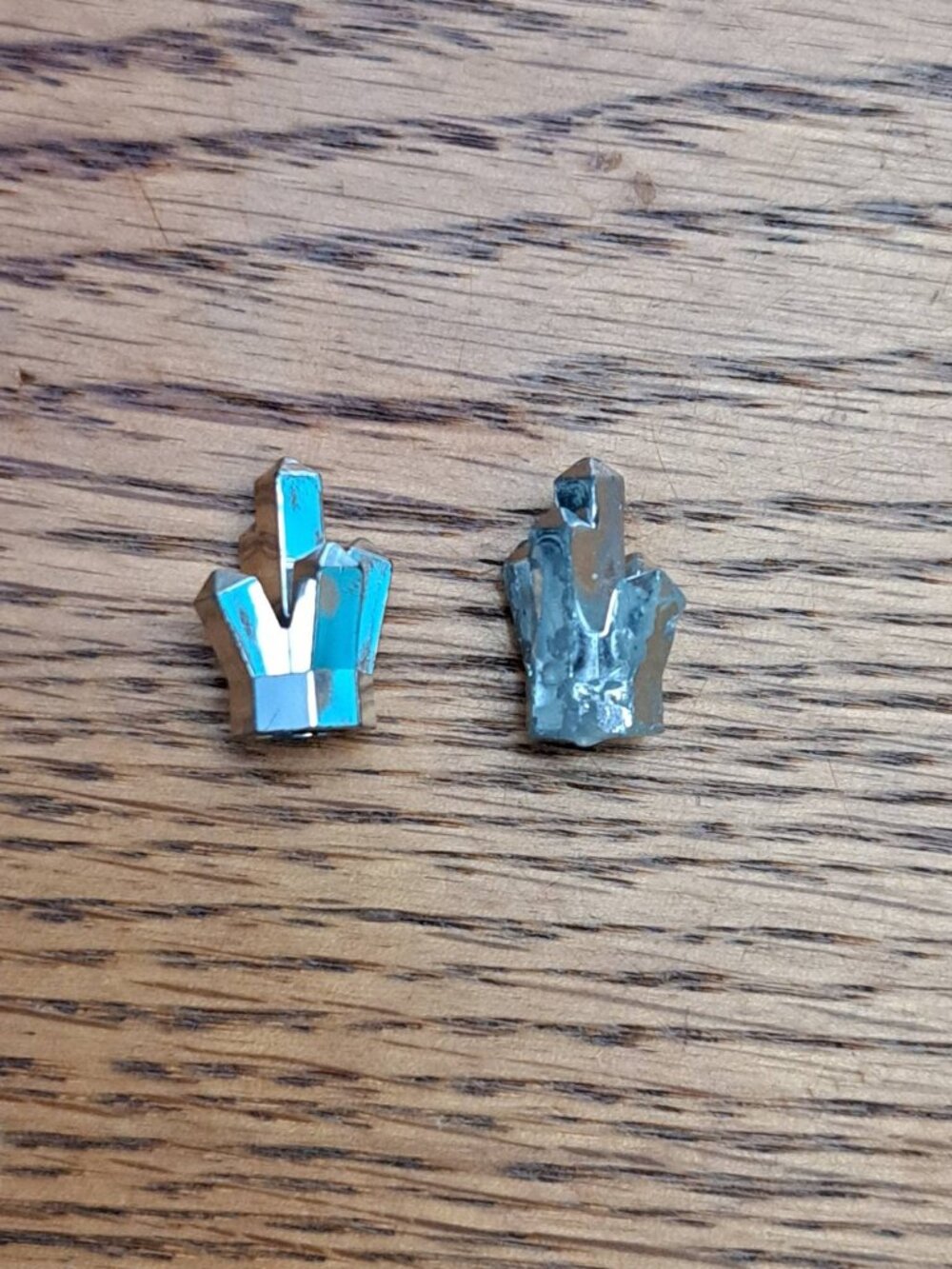 Lego Silver Crown For Minifigure Set of Two